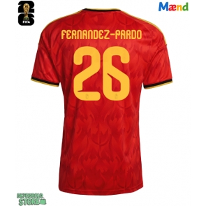 Belgien Matias Fernandez-Pardo #26 Replika Hjemmebanetrøje VM 2026 Kortærmet